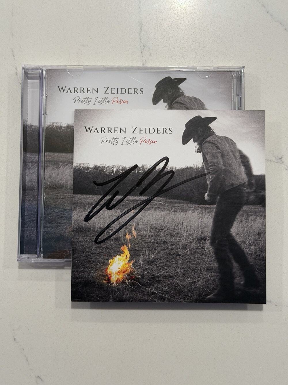 WARREN ZEIDERS Signed CD Autograph Pretty Little Poison Autographed #3